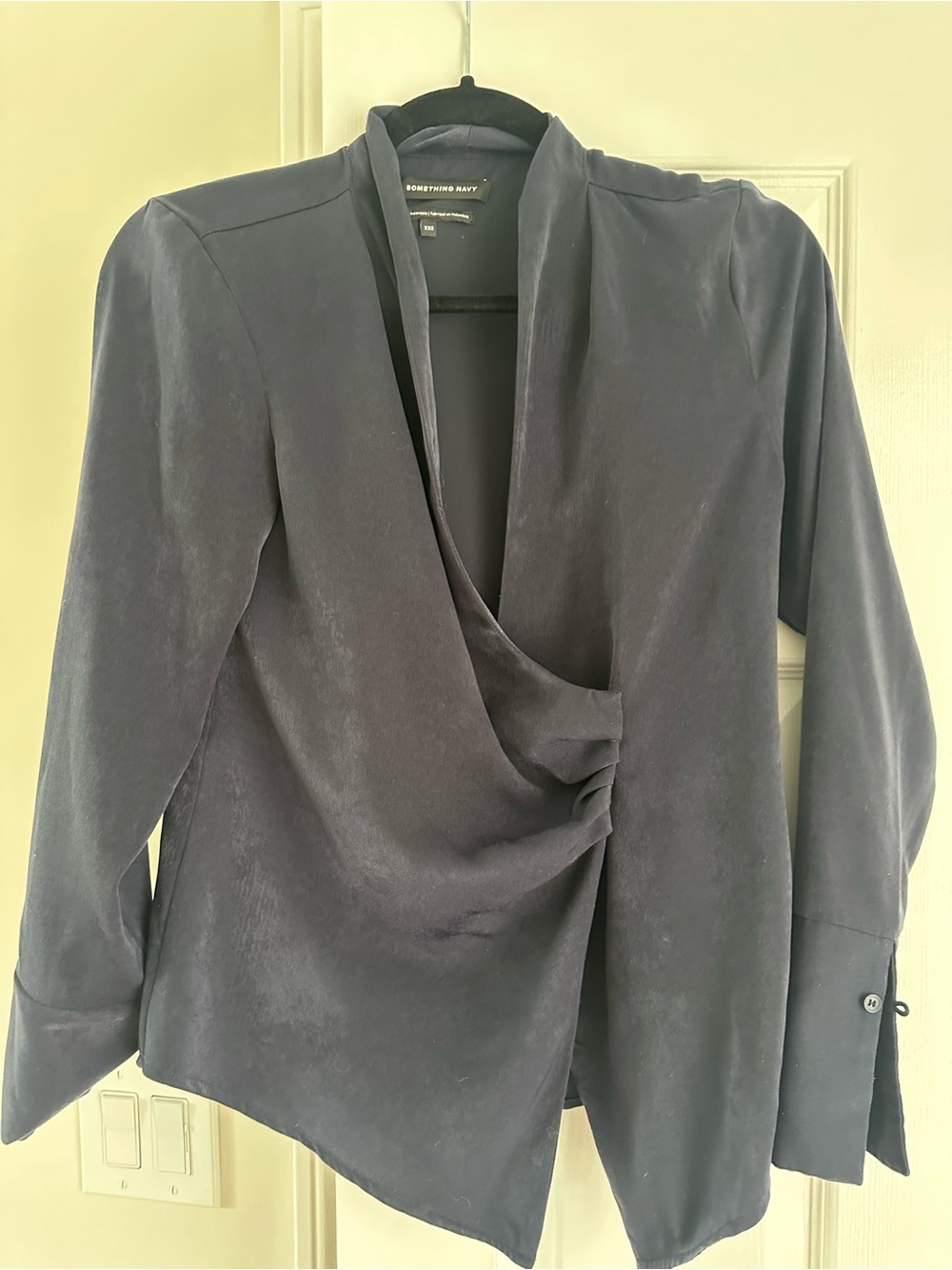 Something Navy Blouse - Navy